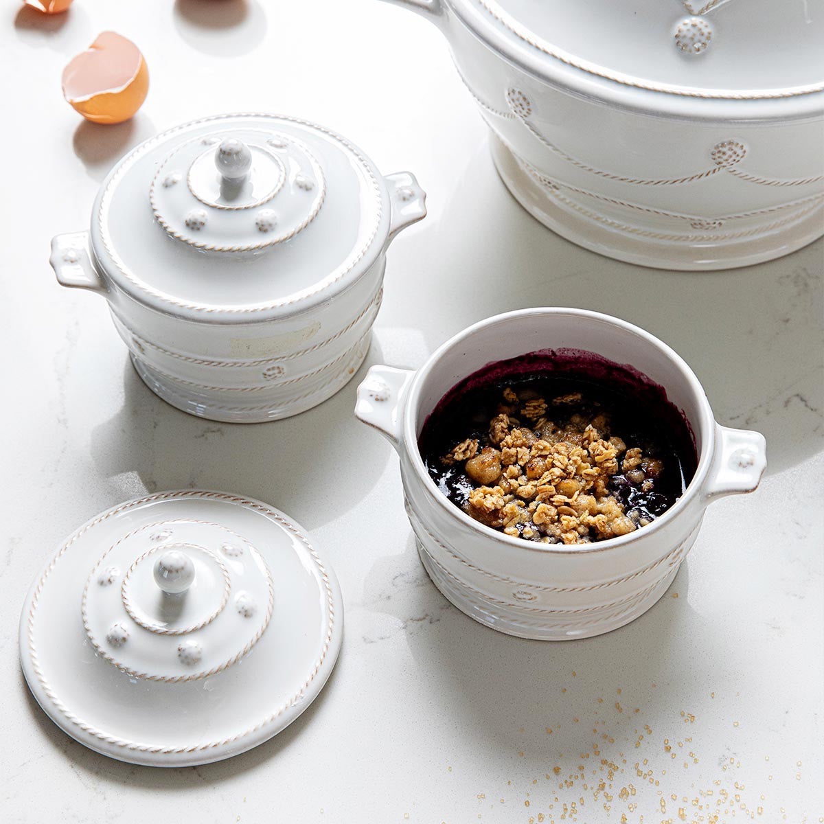 Berry and Thread Mini Cocotte