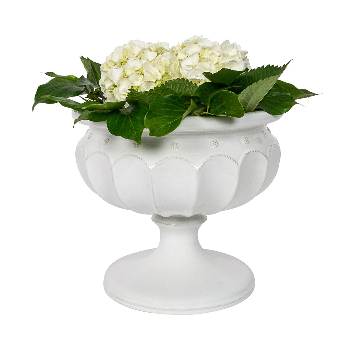 Berry & Thread Large Decorative Urn in Whitewash