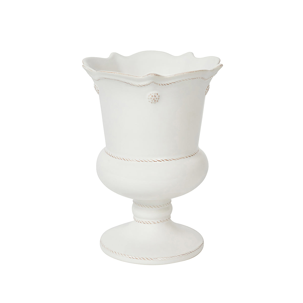 Berry & Thread Petite Parterre Garden 8" Vase in Whitewash