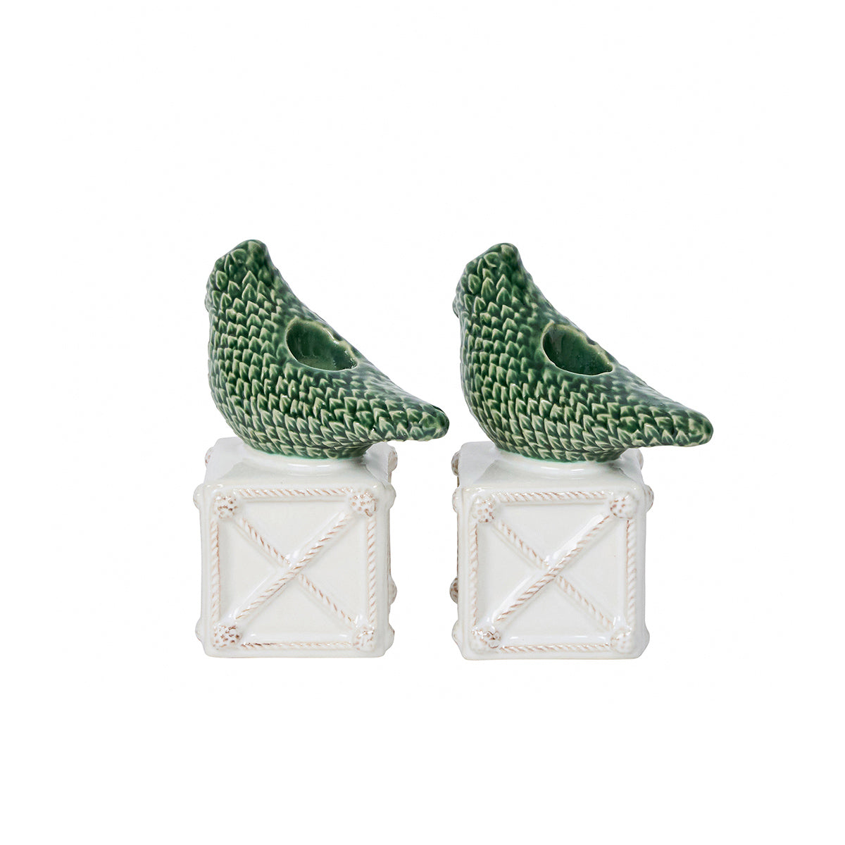 Berry & Thread Bird Topiary Candlestick, Set of 2 in Multi