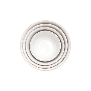 Berry & Thread Nesting Prep Bowl in Whitewash, Set of 4