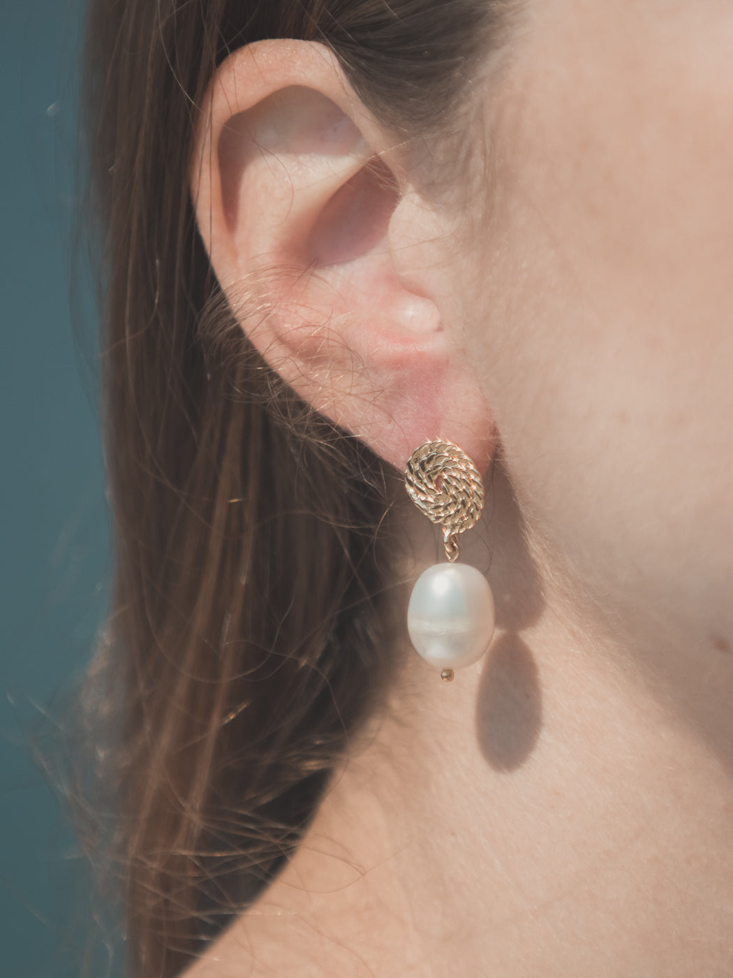 Jackie Earrings in White