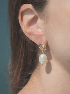 Jackie Earrings in White