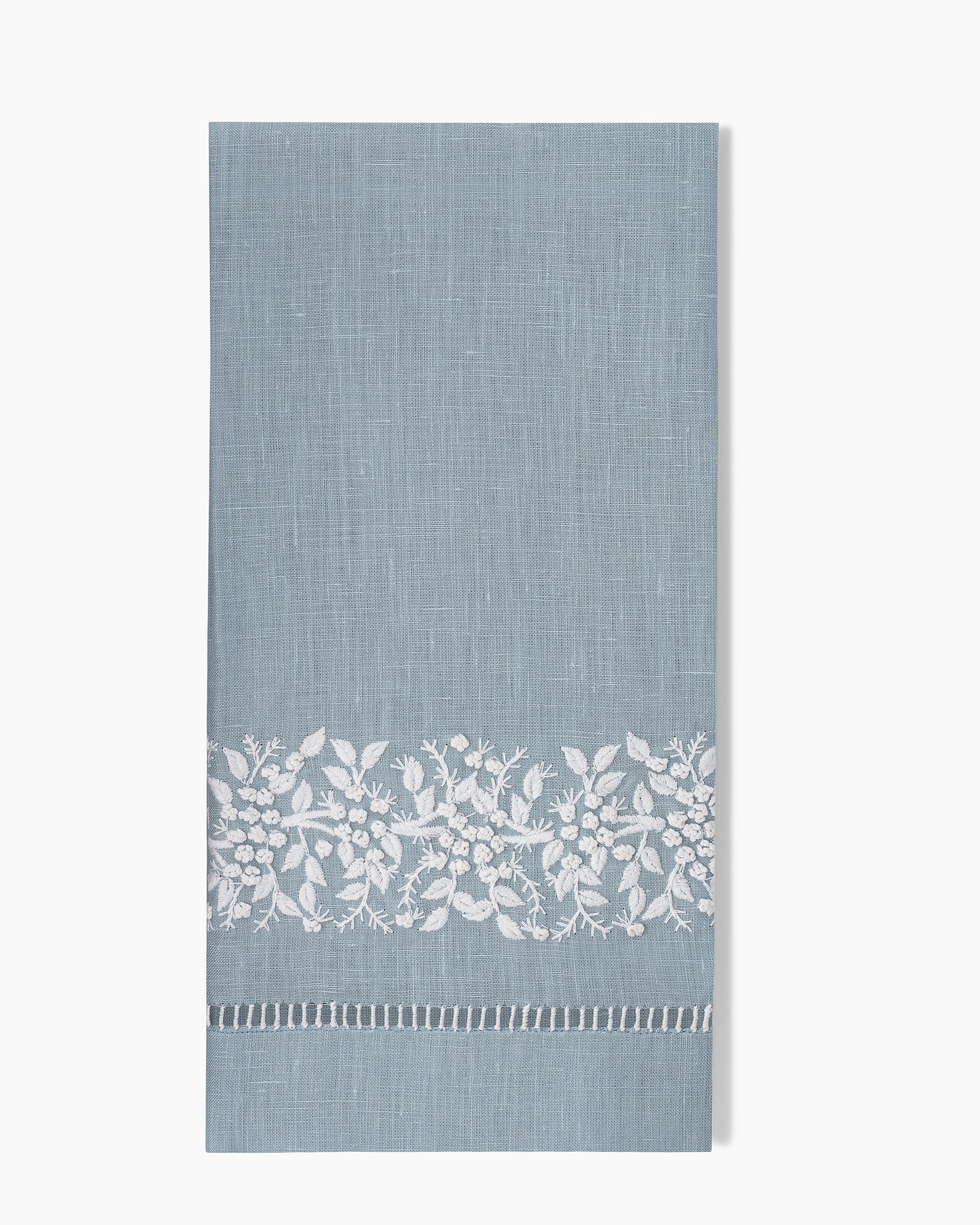 Henry Handwork Jardin Linen Hand Towel - Thumbnail 5