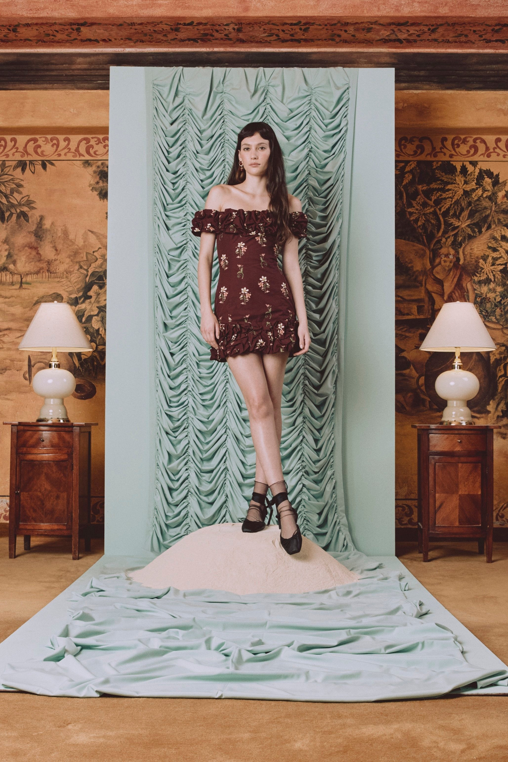 Jardín Noche Mini Dress