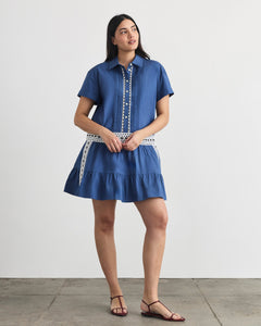 Jasmine Dress in French Blue
