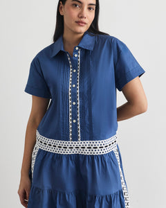 Jasmine Dress in French Blue