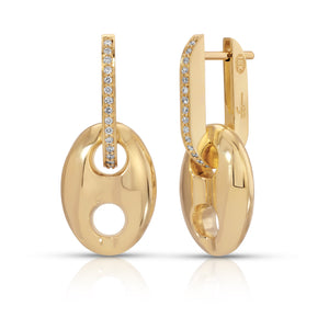 Mini Gold Mariner Link Huggies