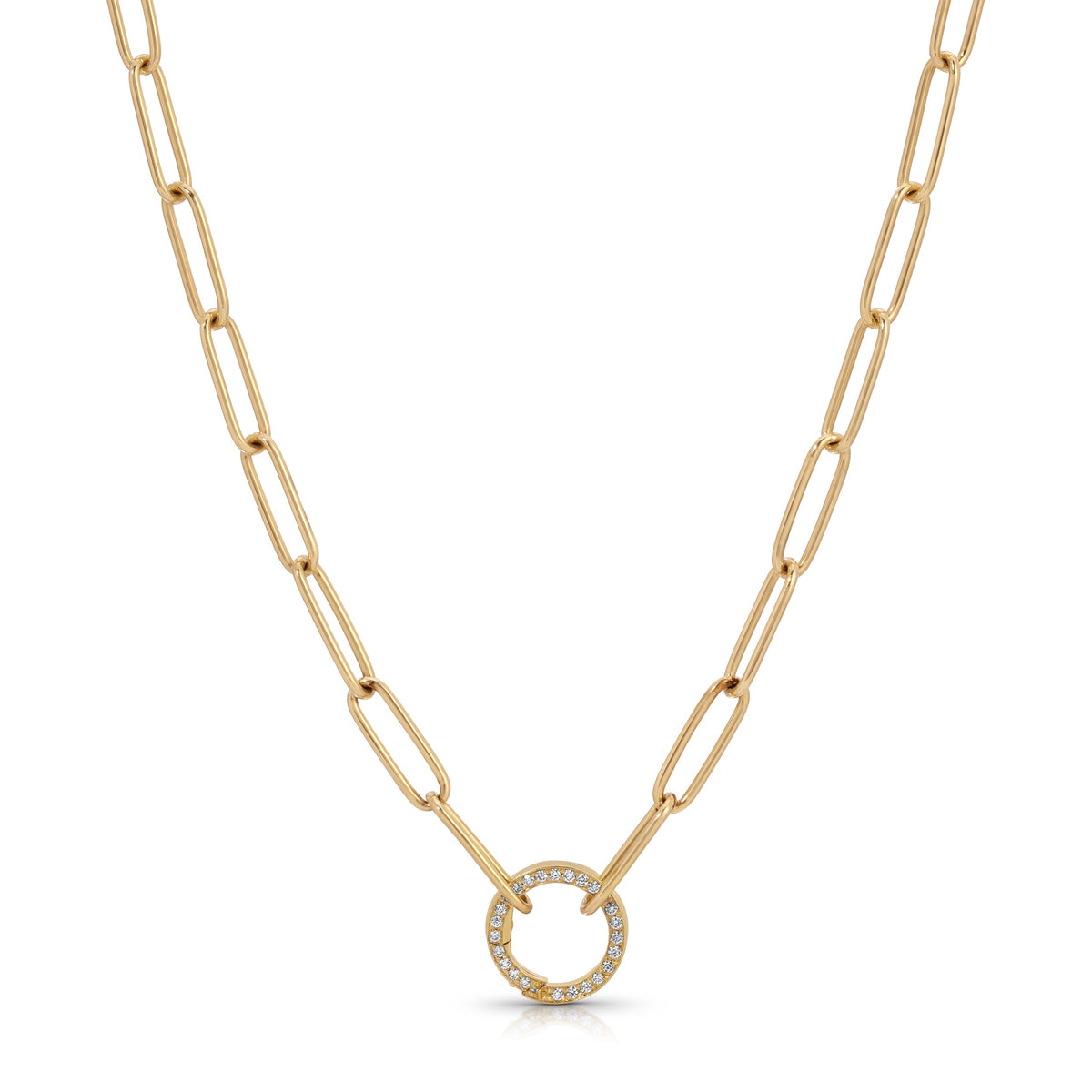 Mini Charm Chain with Diamond Clasp