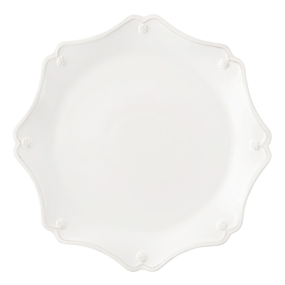 Berry & Thread Scalloped Charger/Platter in Whitewash