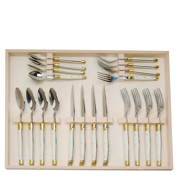 5-Piece Flatware Set in Ivory