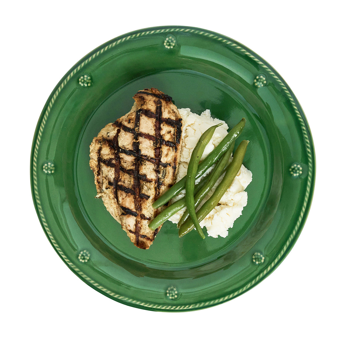 Berry & Thread Dinner Plate in Basil