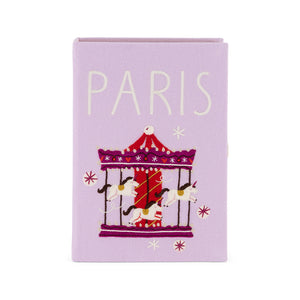 Paris Carrousel Book Clutch