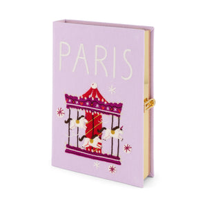 Paris Carrousel Book Clutch