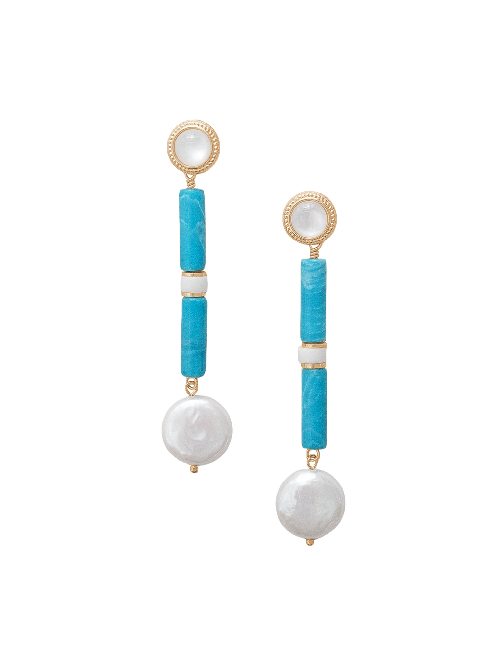 Jennie Earrings in Blue