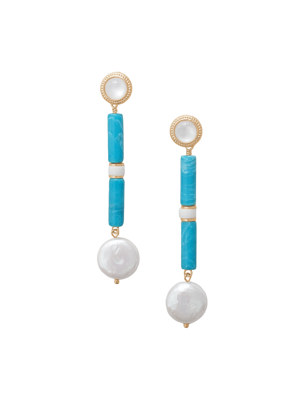 Jennie Earrings in Blue