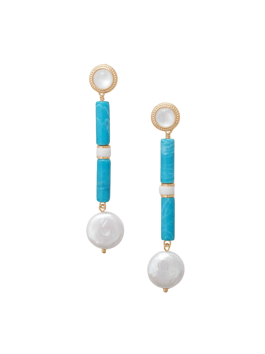 Jennie Earrings in Blue
