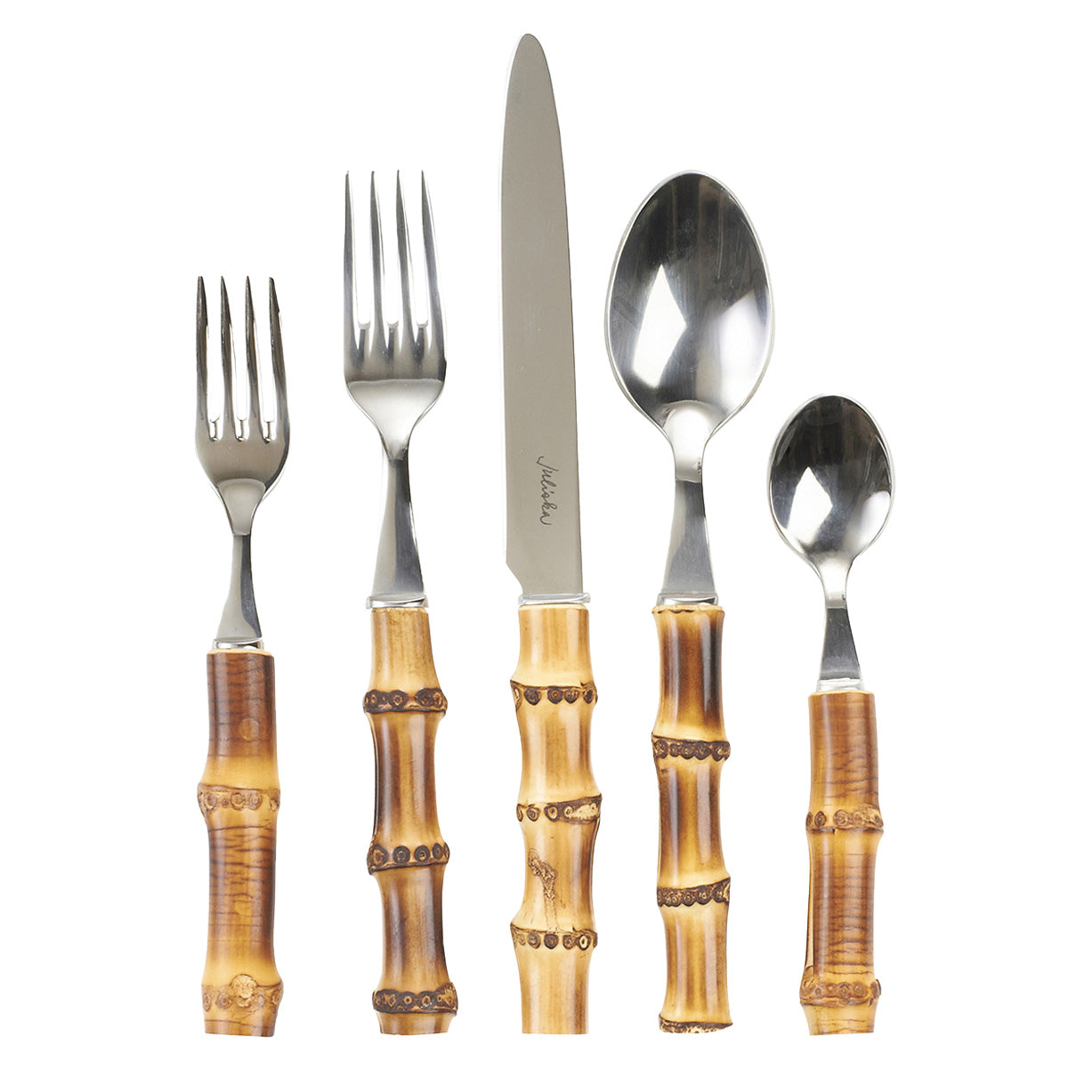 Bamboo 20-Piece Place Setting in Natural