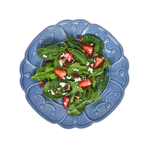 Jardins du Monde Dessert/Salad Plate Assorted in Chambray, Set of 4