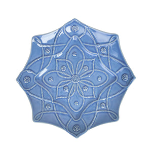 Jardins du Monde Dessert/Salad Plate Assorted in Chambray, Set of 4