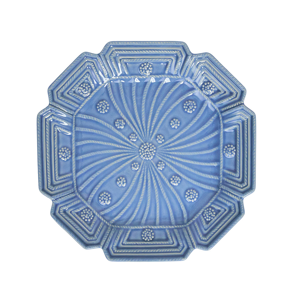 Jardins du Monde Dessert/Salad Plate Assorted in Chambray, Set of 4