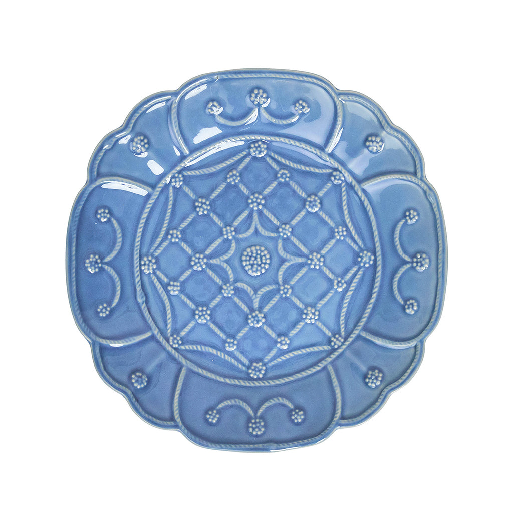Jardins du Monde Dessert/Salad Plate Assorted in Chambray, Set of 4