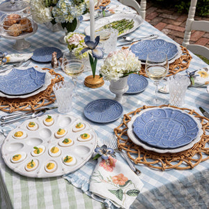 Jardins du Monde Side/Cocktail Plate Assorted in Chambray, Set of 4
