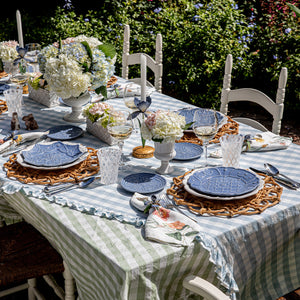 Jardins du Monde Side/Cocktail Plate Assorted in Chambray, Set of 4