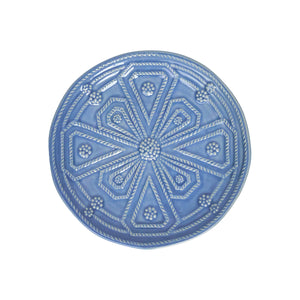 Jardins du Monde Side/Cocktail Plate Assorted in Chambray, Set of 4