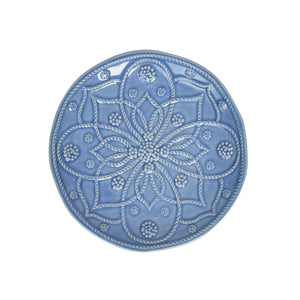 Jardins du Monde Side/Cocktail Plate Assorted in Chambray, Set of 4