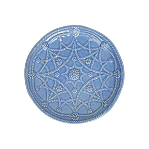 Jardins du Monde Side/Cocktail Plate Assorted in Chambray, Set of 4