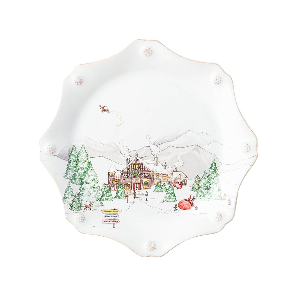 Berry & Thread North Pole Dessert/Salad Plate Assorted, Set of 4