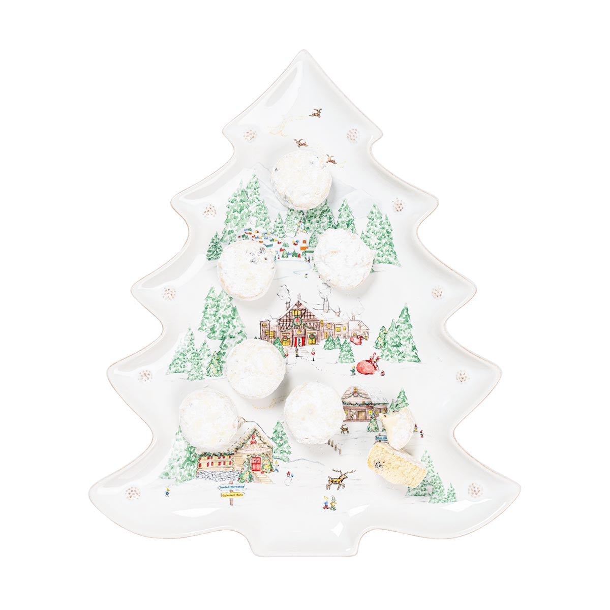 Berry & Thread North Pole 15" Tree Platter