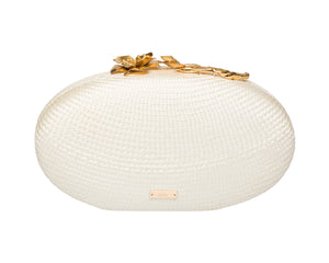 Joanna Clutch in Off White