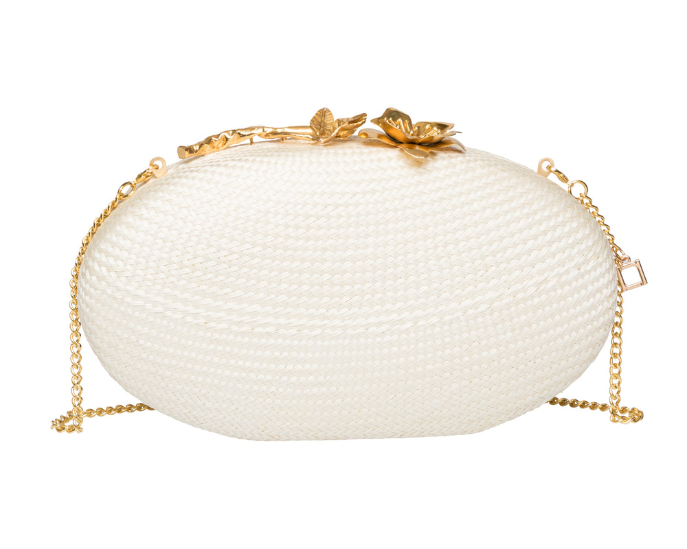 Joanna Clutch in Off White