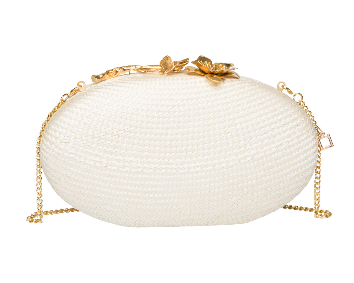 Joanna Clutch in Off White