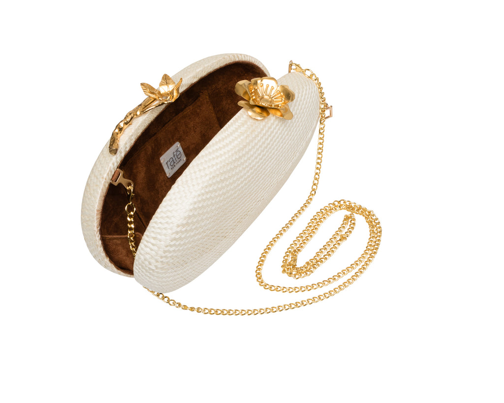 Joanna Clutch in Off White