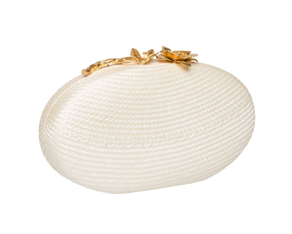 Joanna Clutch in Off White