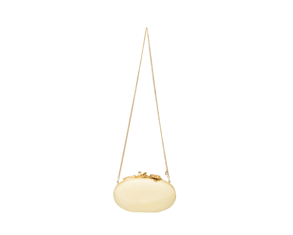 Joanna Clutch in Pale Yellow