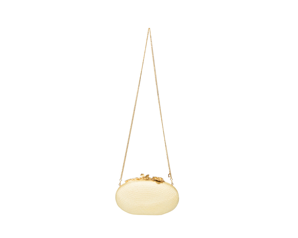 Joanna Clutch in Pale Yellow