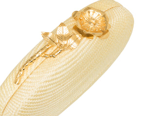 Joanna Clutch in Pale Yellow