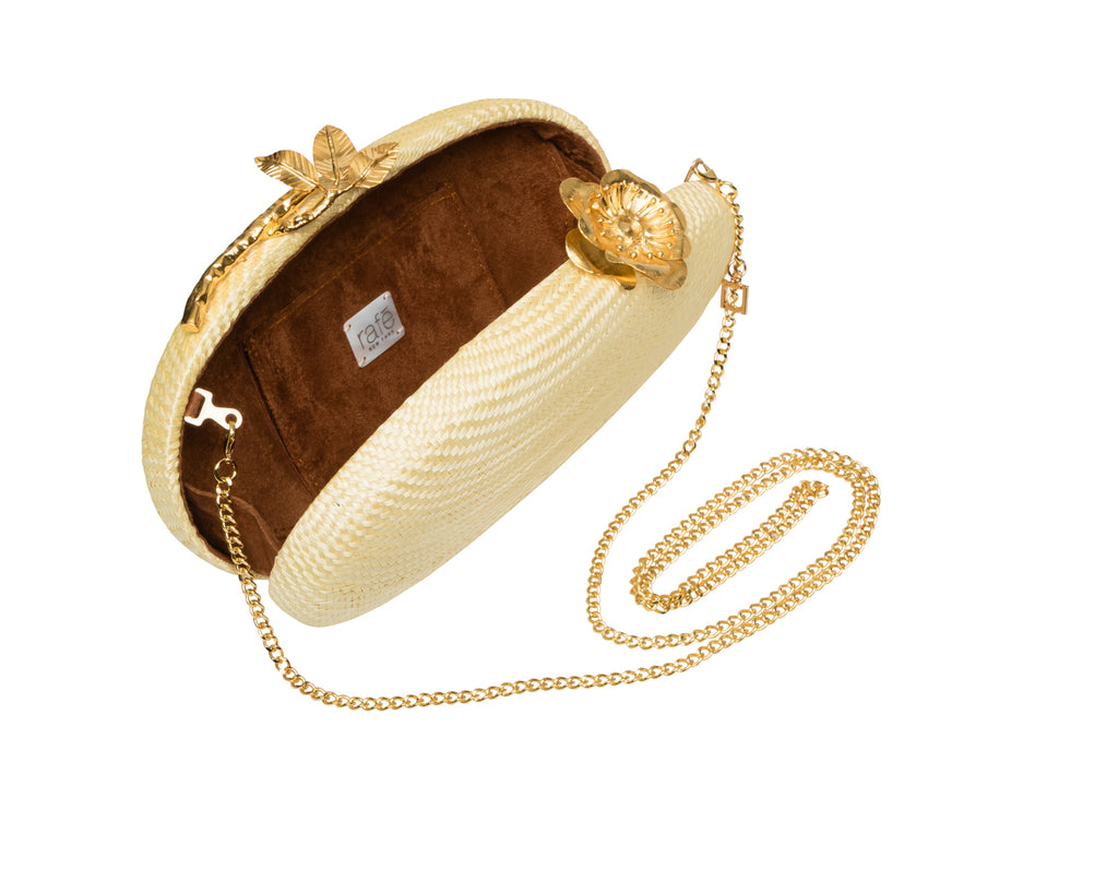 Joanna Clutch in Pale Yellow