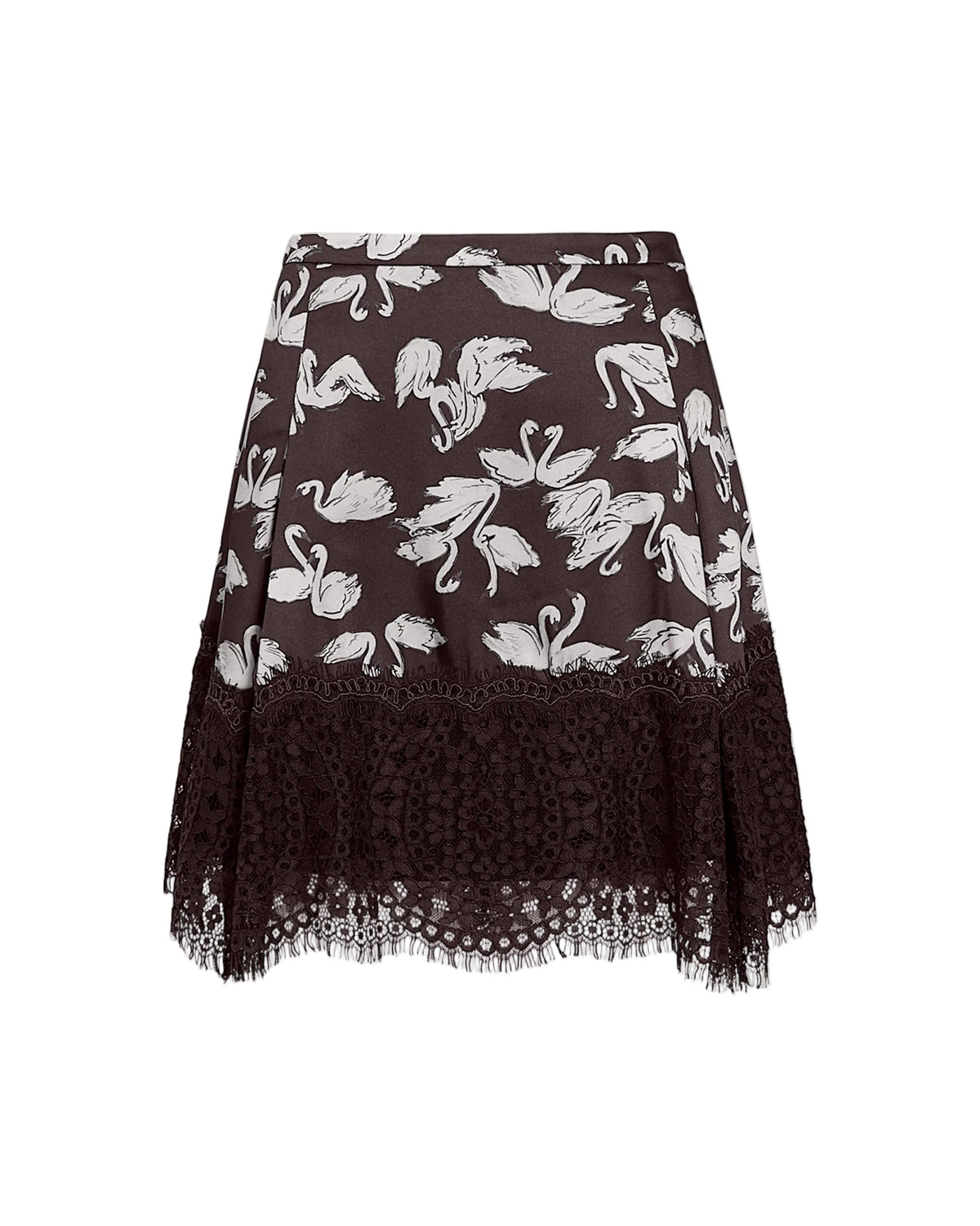 Joan Skirt in Dark Fig Swan
