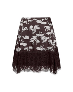 Joan Skirt in Dark Fig Swan
