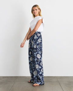 Jodi Pant in Maritime Blue Multi Floral