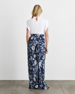 Jodi Pant in Maritime Blue Multi Floral