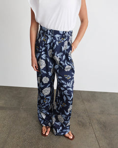 Jodi Pant in Maritime Blue Multi Floral
