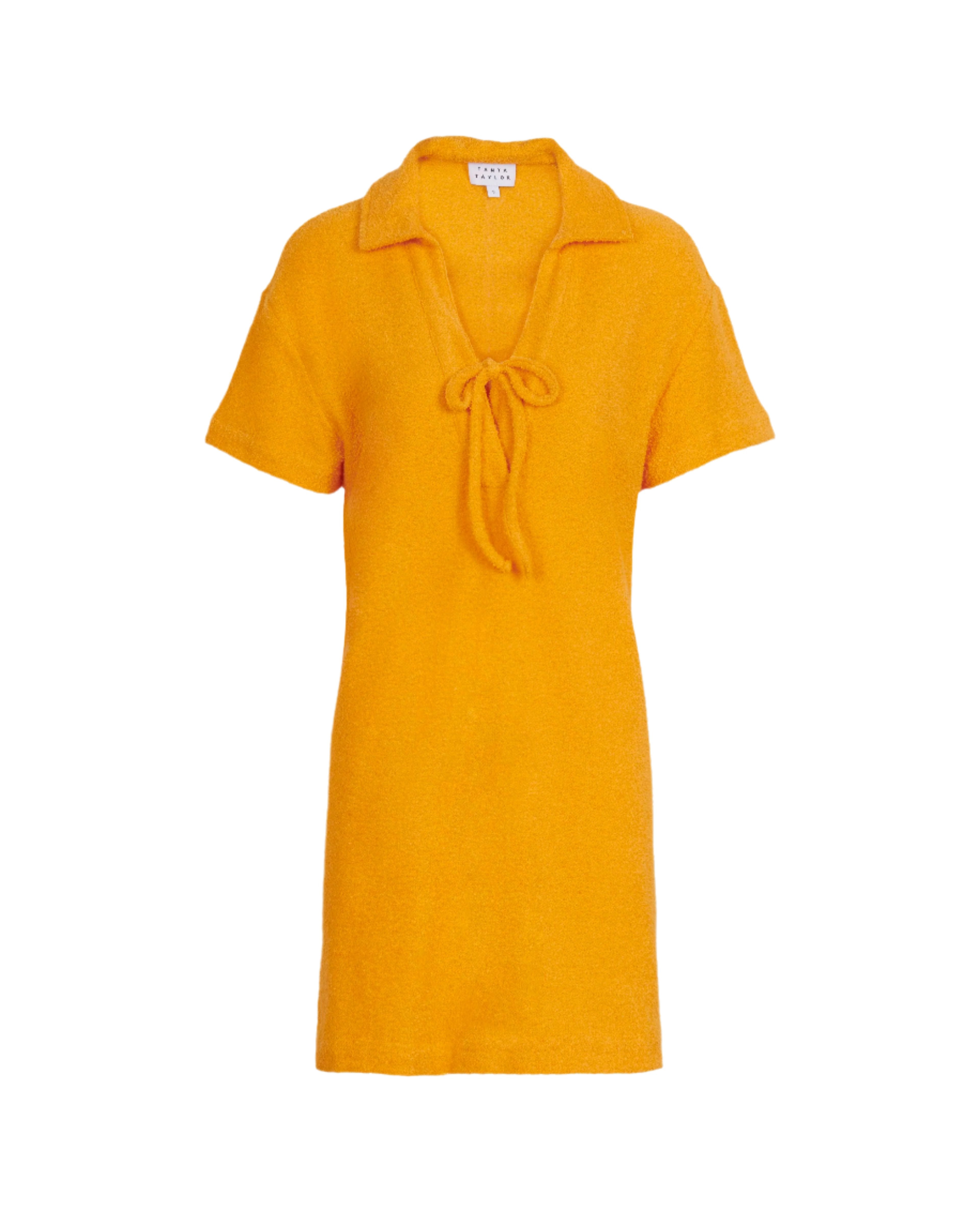 Joni Dress in Orange Peel