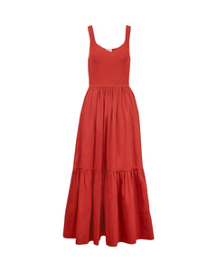 Josephina Dress in Brick