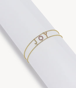 Pink & Yellow Sapphire ‘Joy’ Say Something Bracelet